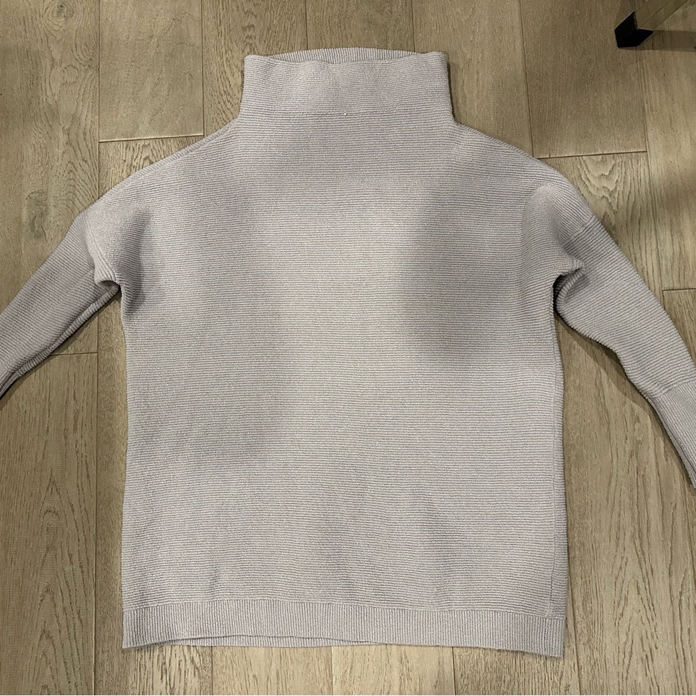 Free People Ottoman tunic sweater in “Ice”